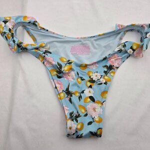 VS Riviera Ruffle High-Cut Lemon Ruffle Bikini Bottom - XL